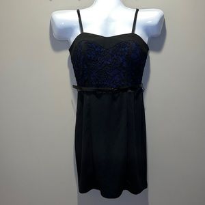 Lily Rose Black and Purple Dress